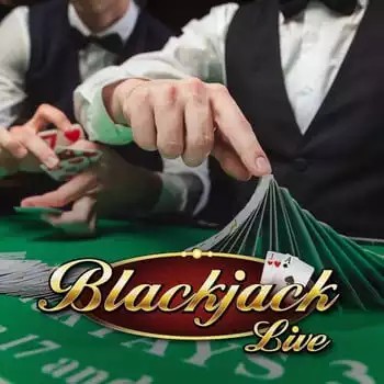 Official Live Casino logo: Live Blackjack by Evolution at Cowboy Spin Casino