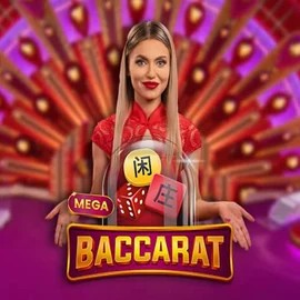 Mega Baccarat logo by Pragmatic Play Cowboy Spin Casino
