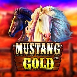 Mustang Gold slot logo by Pragmatic Play at Cowboy Spin Casino