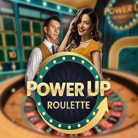 PowerUP Roulette slot logo by Pragmatic Play at Cowboy Spin Casino
