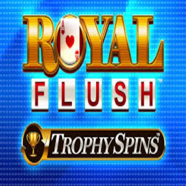 Royal Flush Trophy Spins slot visual from Greentube available on cowboyspin-casino.it
