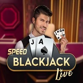 Official Live Casino logo: Speed Blackjack by Pragmatic Play at Cowboy Spin Casino